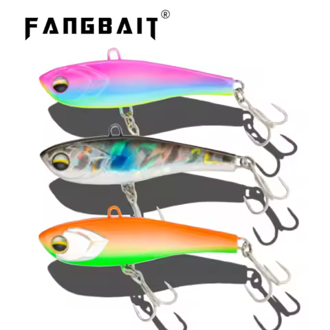 68/85mm New Sinking VIB Fishing Lure Artificial Rattling Winter Ice Baits for Perch Crappie Bluegill