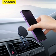 Baseus Foldable Magnetic Phone Holder 360° Mobile Phone Stand Air Vent Cellphone Support Hook