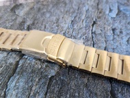 สายนาฬิกา Nos Bracelet for Seiko SARB048 - 6R15 Gold Color Trek Land Monster Watch Band