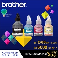 Brother Original BTD60BK BTD60 BT5000 (CMYK) Refill Ink Bottle DCP T510w/310/710W MFC T910D/810 BEST
