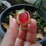 Red Baron agate ring natural