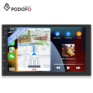 Podofo 7 Inch 2+64/4+64GB 4+4Core Android Car Stereo Autoradio CarPlay Android Auto Radio WiFi/GPS/B