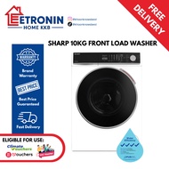 *Climate Voucher Eligible* SHARP 10KG Front Load Washing Machine ES-FW1014SW