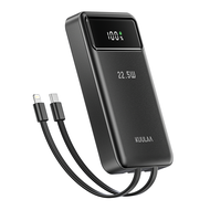 Kuulaa พาวเวอร์แบงค์ 10000mAh 22.5W Power Bank with Built-in Cable  Fast Charging Powerbank with Dig