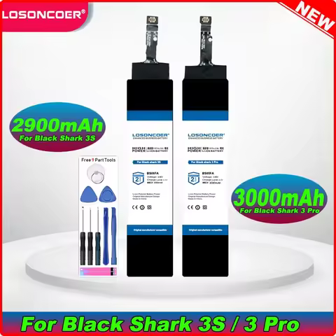 LOSONCOER 3000mAh BS06FA Battery BSO6FA For Xiaomi Black Shark 3 3S BS05FA BSO5FA For Black Shark 3 