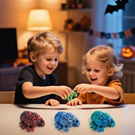 Bianyi Realistic Spider Ornament 3d Printing Spider Model Spooky 3d Printed Spider Figurine with Mov