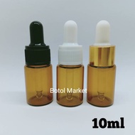 10ml amber Glass Pipette Bottle Essential Oil Dropper Bottle/