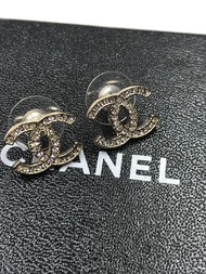 Chanel 耳環 經典 熌石 孖C 全新購自巴黎保正真品