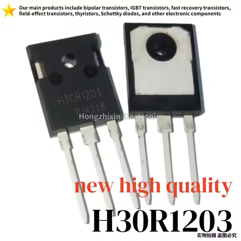 5/10 Pieces, H30R1203, TO-247, IHW30N120R3, High-Quality High-Power Induction Cooker IGBT Transistor