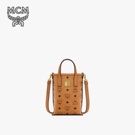 MCM Essential Crossbody Bag in Visetos กระเป๋า (MWRAASE03CO001) กระเป๋าสะพายข้าง Cognac One