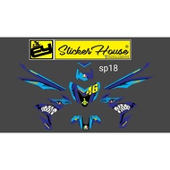 SNIPER 150 DECALS LAMINATED