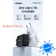VIVAN POWER C30C Adapter Charger With Type-C To Type-C Cable Quick Charger 30W [SR]