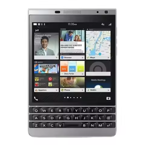 For BlackBerry Passport Q30 Silver 2nd Gen Original Cheap QWERTY Touchscreen Mobile Cell Phone Smart