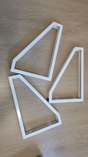 Ikea Ekby Lerberg 白色三角形層板托架