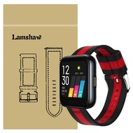 For Realme watch Band, Lamshaw Fine Woven Nylon Adjustable Replacement Band Sport Strap for Realme Watch