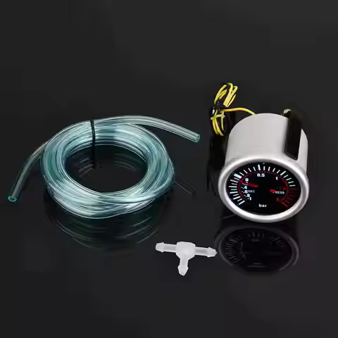 LED Digital Turbo Boost Gauge Boost Gauge Meter 2" Car 12V LED Digital Turbo Boost PSI Gauge Meter P