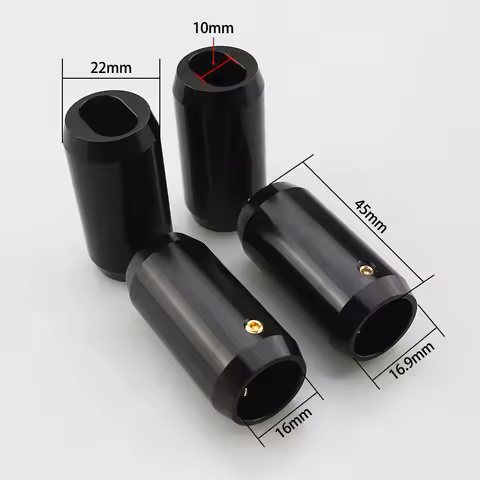 New 4X AY01B Pants Boot Y Splitter 1 to 2 bi-wire splitter Audio DIY Wire Connector Black Speaker ca