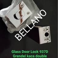 Glass door lock 937 D, Glass door lock with clamp system