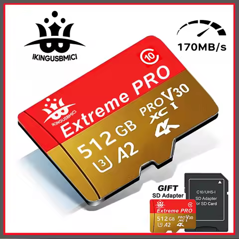 512G Extreme Micro SD TF Memory Card UHS-l High Speed 3 2G A1 64G 128G 256G U3 A2 V30 For Xiaomi Pho