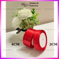 Combo of 20 meters of 2cm, 4cm ribbon to decorate baskets and houses forCNY 2026