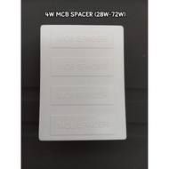 MCB Blank module sp blank plate for consumer unit mcb/mcb space/tutup kosong mcb