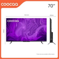 Coocaa TV 70 Inch Android  TV 4K UHD 70Y72 SMART TV -