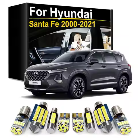 Interior LED Light Kit For Hyundai Santa Fe SM CM DM TM 2000 2001 2002- 2012 2013 2014 2015 2016 201
