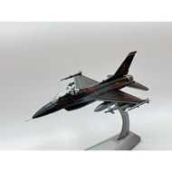 < Model King > F-16 F16 Special Black Painting Scale 1/100 Alloy Finished Product AF1