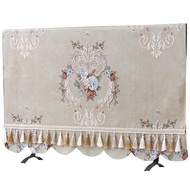European Style Fabric LCD TV Dust Cover55Inch65Desktop Hanging Universal TV Cabinet Tablecloth Cover