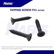 Tapping Screw fh 6 x 5/ 8" (black) | Screws - 1 BOX (2000 pcs)
