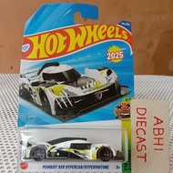 Hotwheels Peugeot 9x8 Hypercar White