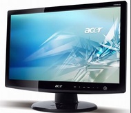 Acer 宏碁 H223HQ 22吋 LED螢幕、 D-SUB、DVI、HDMI輸入介面、螢幕多一層抗藍光無砷強化玻璃