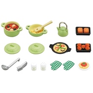 Sylvanian Families Furniture 【Cooking Set】 CA-410 ST Mark Certified 3 years and older Toy Doll House Sylvanian Families EPOCH Company EPOCH