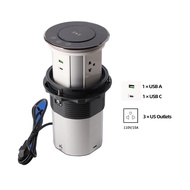 FUNAYA Brand/Thailand Pop-up Lifting Socket 3 X 6 Sockets with High-end Office Furniture Socket with