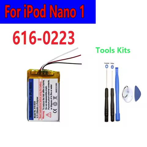 616-0223 616-0224 Original Battery For ipod Nano1 1st Gen Generation MP3 A1137 Nano 1 616-0223 Batte