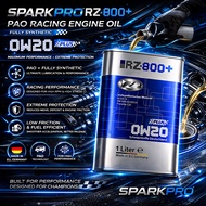 RzOil RZ800 Racing Performance Oil Minyak Hitam Engine Oil Kereta PAO+ Fully Synthetic 1L / 4L 100 %