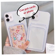 Xiaomi Redmi Note11Tpro PoCo X3 GT X4 GT M3 M4 5G C40 PocoX3GT Poco C31 C40 Clear card Case