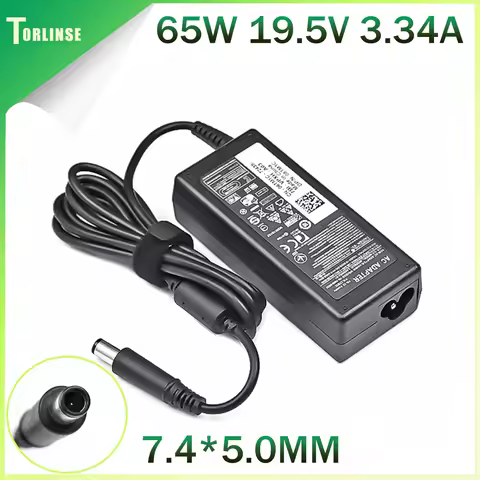 New 65W AC for Dell Latitude 19.5V 3.34A 7.4*5.5mm Laptop Ac Adapter E7250 E6430 E6500 Laptop Charge