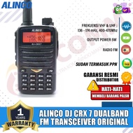 ALINCO DJ CRX7 CRX 7 CRX-7 DUALBAND HT ALINCO CRX7 GARANSI