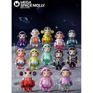[POPMART] Genuine Ready Stock POPMART MEGA SPACE MOLLY 100% Anniversary 2-A Mystery Box Trendy Play 
