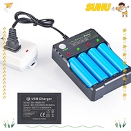 SUHU 18650 Battery Charger Universal LED Adapter 4 Slots