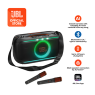 JBL Partybox On-The Go 2 Plus Portable Party Speaker with Two Wireless Mics | AI Vocal Removal | JBL