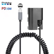 Type-C/B-C To LP-E6 LP-E6N Dummy Baery DC Power AC Adapter For Canon EOS 5D 6D 7D 90D 80D Mark II III IV 5DS R  R5C Came