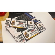 ticket stub 50pcs customized