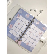 [DAILYLOG, 100% HANDMADE] Loose Leaf Binder Notebook/Journal Refillable A5 A6 Journal Kit Journal Se