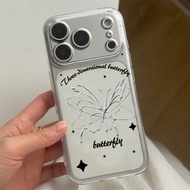 Butterfly Creative Soft Casing iphone 17 Air 11 Pro Max 15 Pro Max 17 Pro Max 13 Mini 16 Plus 8 Plus