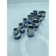 3/8 tube" short white Kingtony 3335M, odd size 6-19mm