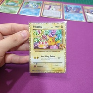 Kartu Pokemon Indonesia - 25th Anniversary Collections - Pikachu Ultah