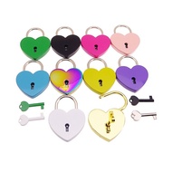 Taiwan Good Product Color Love Padlock Key Wish Lock Concentric Heart Multicolor 9HSL