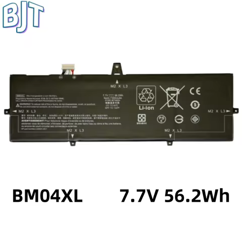 New 7.7V 7300mAh 56.2Wh BM04XL Laptop battery Lithium For HP EliteBook X360 1030 G3 HSTNN-UB7L HSTNN